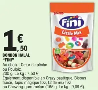 E.Leclerc Bonbon halal fini offre