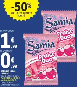 E.Leclerc Bonbons halal samia offre