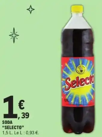 E.Leclerc Soda selecto offre