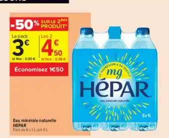Eau Minérale Naturelle Hépar