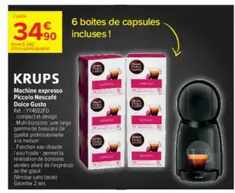 Machine Expresso Piccolo Nescafé Dolce Gusto
