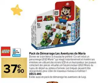 Carrefour Market Pack De Démarrage Les Aventures De Mario offre