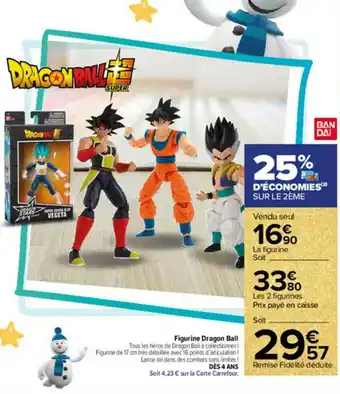 Carrefour Market Figurine Dragon Ball offre