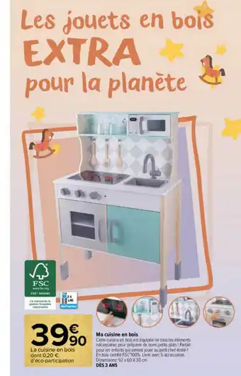 Carrefour Market Ma Cuisine En Bois offre