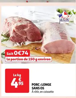 Auchan Porc: longe sans os offre