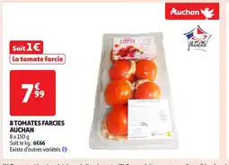 Auchan 8 tomates farcies offre