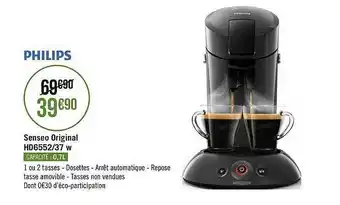 Senseo Original Hd6552-37 W Philips