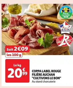 Auchan Coppa label rouge filiere auchan offre