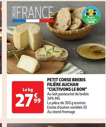 Auchan Petit corse brebis filière auchan cultivons le bon offre