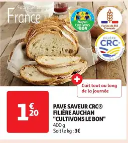 Auchan Pave saveur crc filière auchan offre