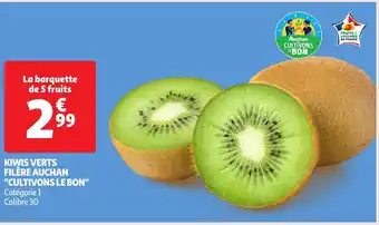 Auchan Kiwis verts filère auchan cultivons le bon offre