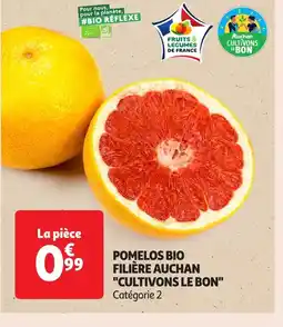 Auchan Pomelos bio filière auchan offre