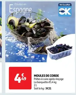 Auchan Moules de corde offre