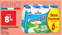 Auchan Grandlait demi-écrémé de candia offre