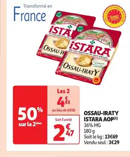 Auchan Ossau-iraty istara aop offre