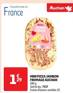 Auchan AUCHAN Mini pizza jambon fromage offre