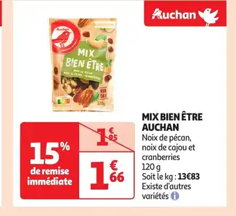 Auchan AUCHAN Mix bien être offre