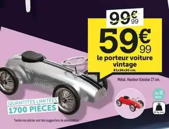 Le Porteur Voiture Vintage