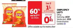 Auchan LAY'S Chips spicy offre