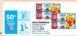 Auchan LU Lulu l'ourson offre