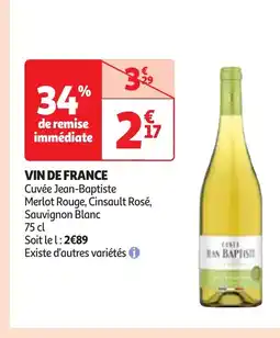 Auchan Vin de france offre