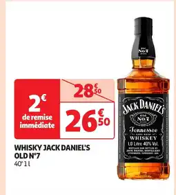 Auchan JACK DANIEL'S Whisky offre