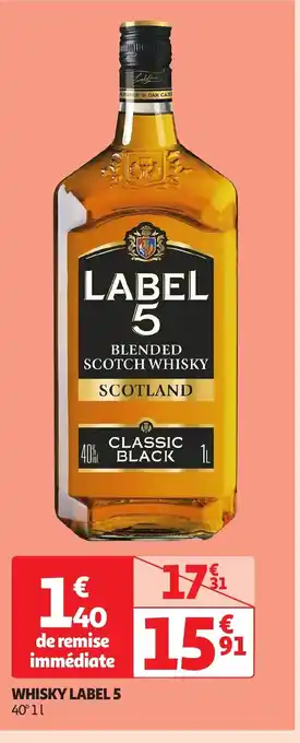 Auchan LABEL 5 Whisky offre