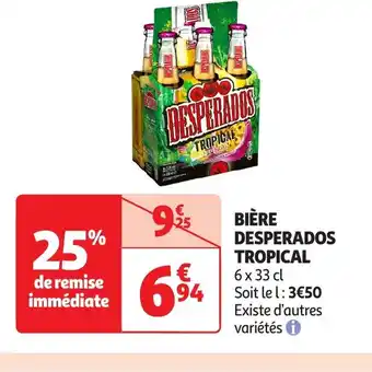 Auchan TROPICAL Bière desperados offre