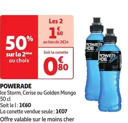 Auchan POWERADE offre