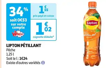 Auchan LIPTON pétillant offre