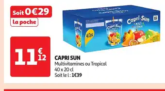 Auchan CAPRI SUN Multivitamines ou Tropical offre