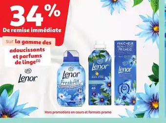 Auchan LENOR adoucissants et parfums de linge offre