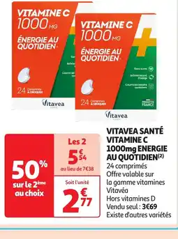 Auchan Vitavea santé vitamine c offre