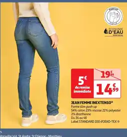 Auchan INEXTENSO Jean femme offre