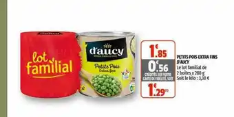 Coccimarket Petits Pois Extra Fins D'aucy offre