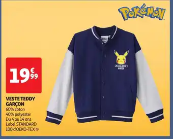 Auchan Veste teddy garçon offre