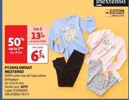 Auchan INEXTENSO Pyjama enfant offre