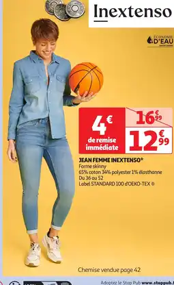 Auchan ACTUEL Jean femme offre