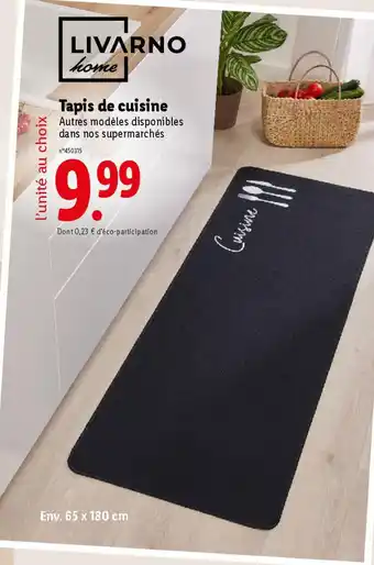 Lidl LIVARNO HOME  Tapis de cuisine offre