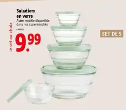 Lidl Saladiers en verre offre