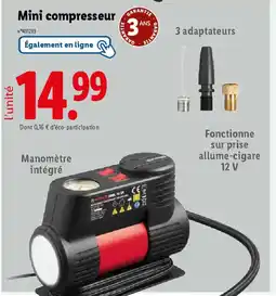 Lidl Mini compresseur offre