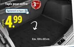 Lidl Tapis pour coffre offre