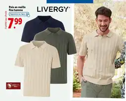 Lidl LIVERGYⓇ Polo en maille fine homme offre