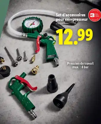 Lidl Set d'accessoires pour compresseur offre