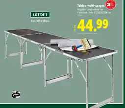 Lidl Tables multi-usages offre