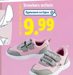 Lidl Sneakers enfant offre