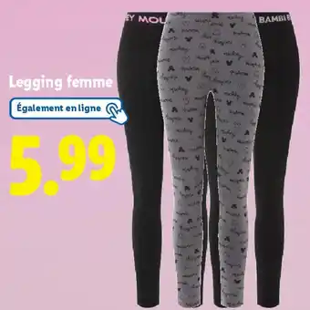 Lidl Legging femme offre