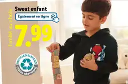 Lidl Sweat enfant offre