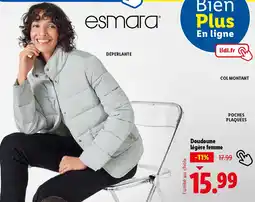 Lidl ESMARA Doudoune légère femme offre