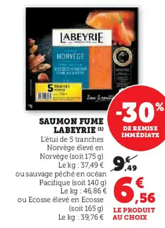 U Express LABEYRIE Saumon fume offre